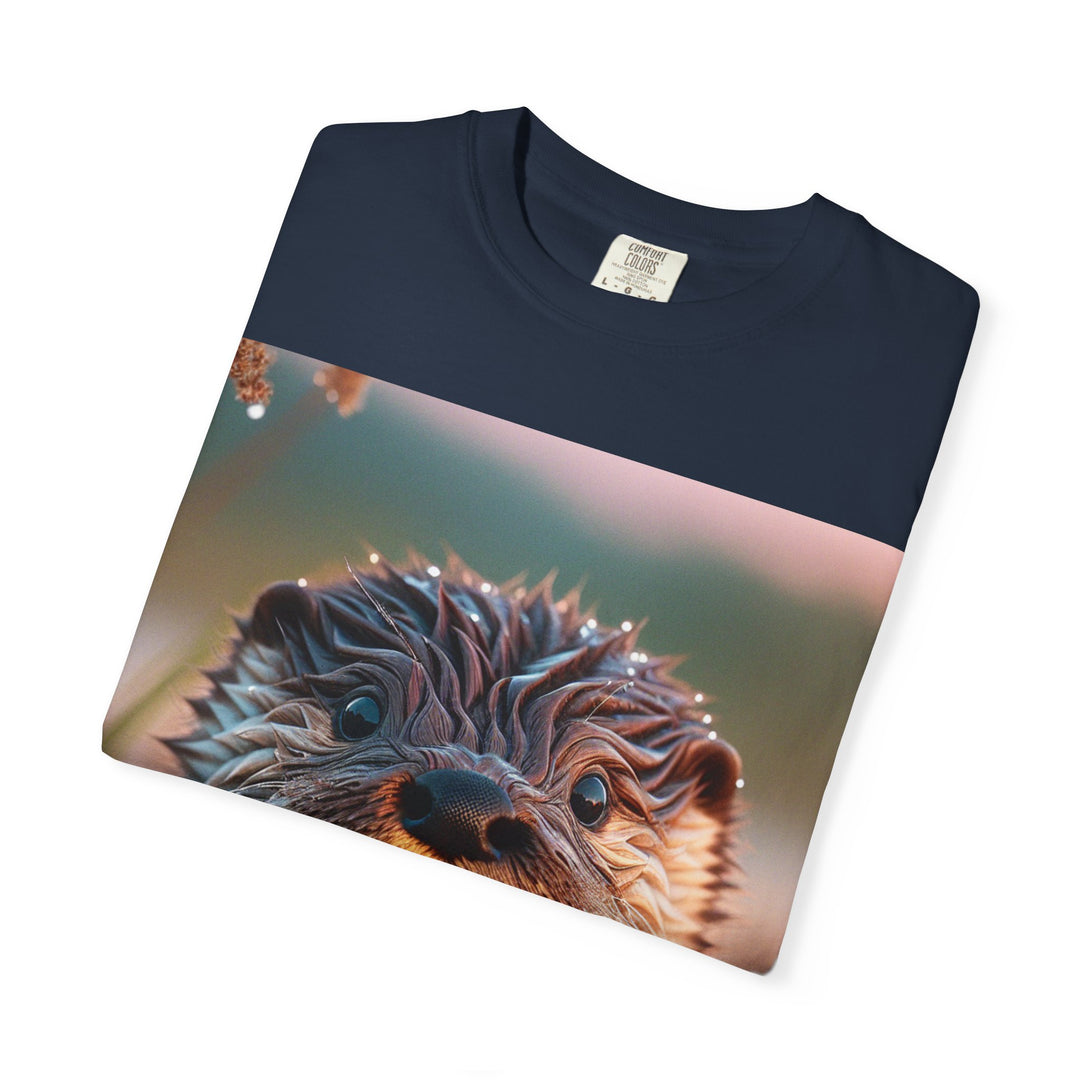 Whimsical Otter Unisex Garment-Dyed T-Shirt - Perfect for Nature Lovers