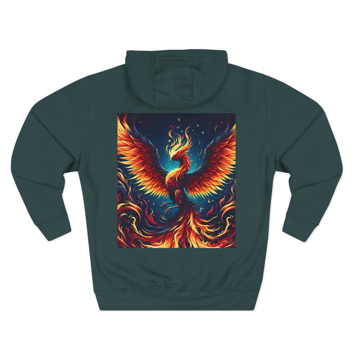 Three-Panel Fleece Hoodie