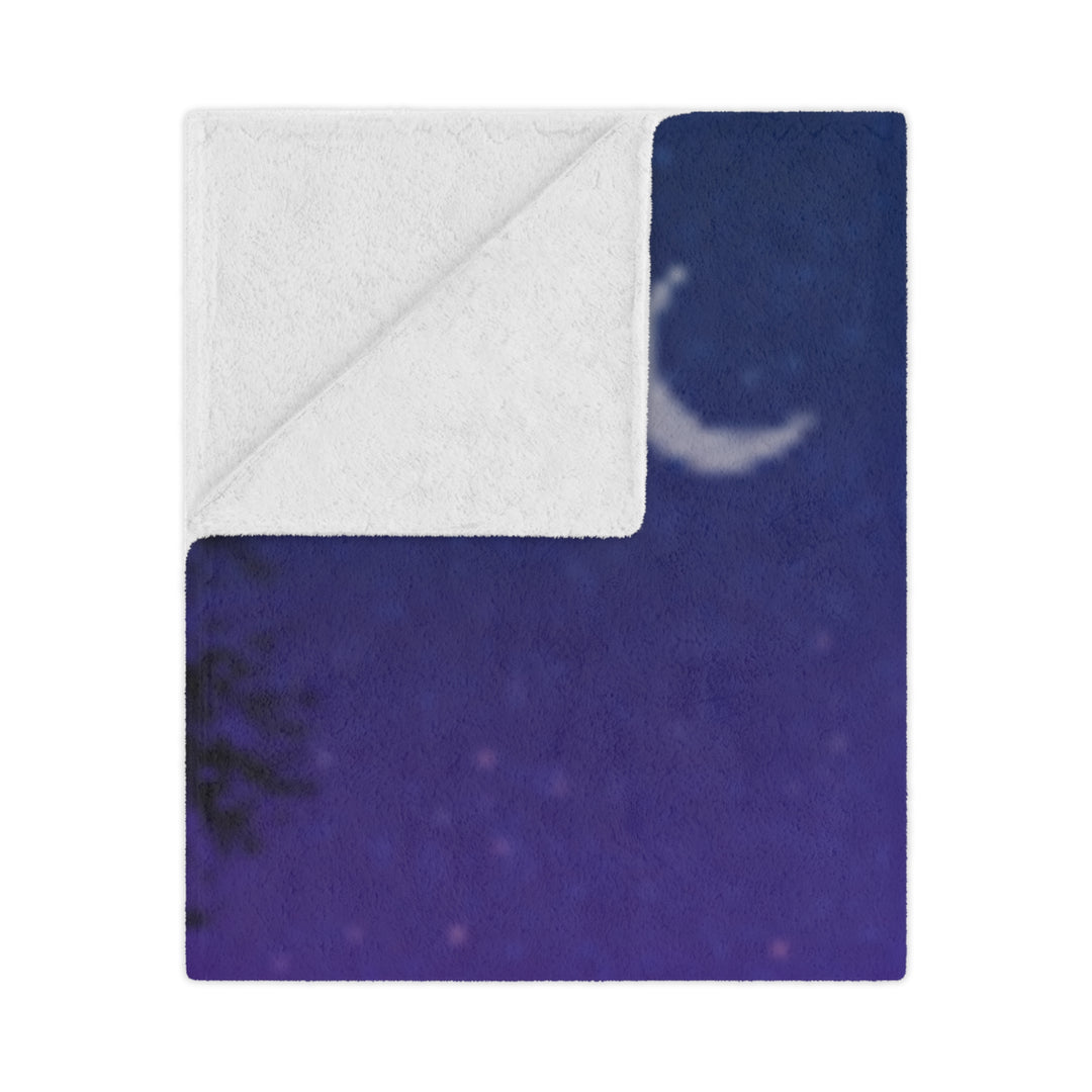 Cosmic Night Sky Minky Blanket for Cozy Moments