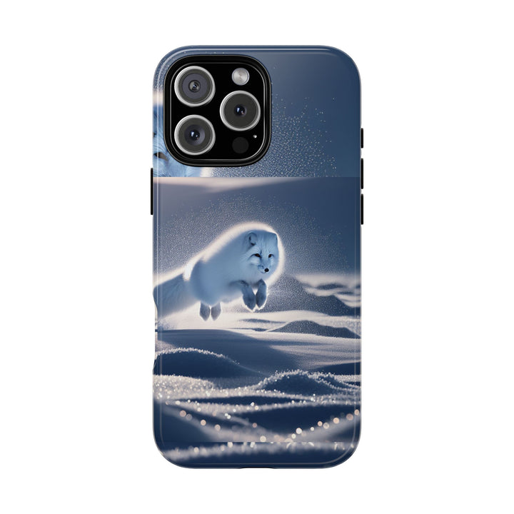 Cute Arctic Fox Phone Case – Tough Protective Cover for Animal Lovers