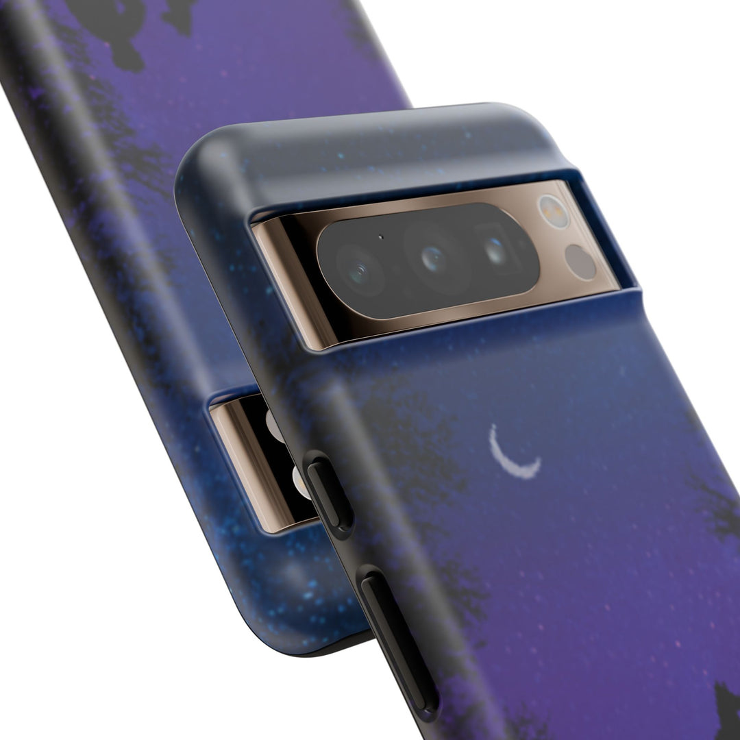 Starry Night Phone Case for Dog Lovers