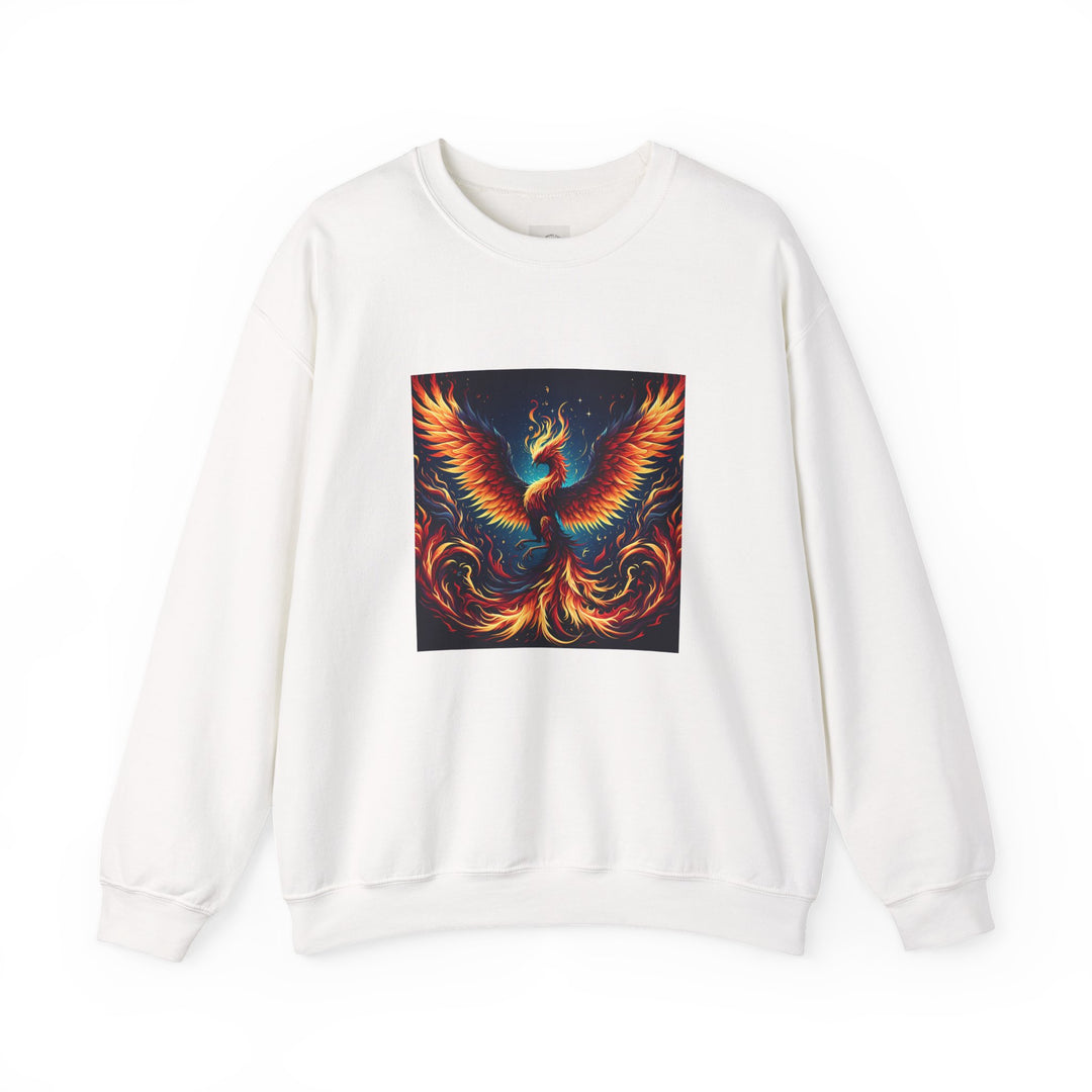 Fiery Phoenix Sweatshirt - Cozy Unisex Crewneck, Gift for Art Lovers