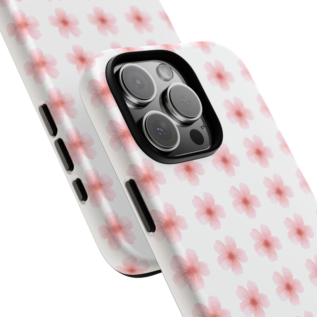 Cherry Blossom Tough Phone Case - Floral Design for Spring & Summer