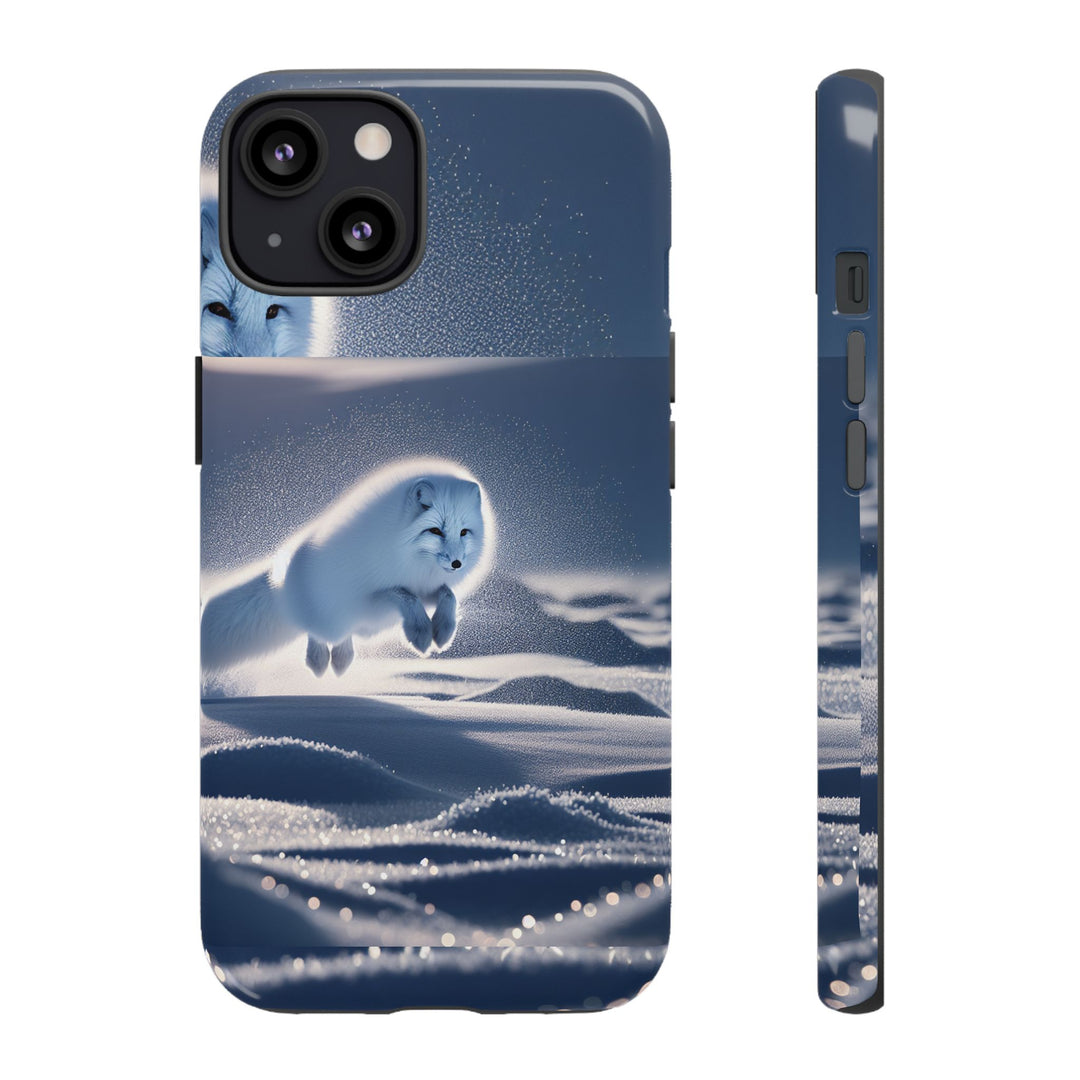 Cute Arctic Fox Phone Case – Tough Protective Cover for Animal Lovers