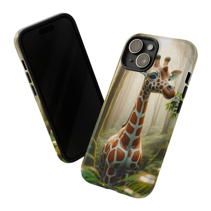 Giraffe Tough Phone Case - Cute Animal Design for Nature Lovers