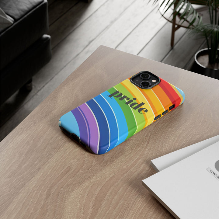 Pride Phone Case - Rainbow Gradient, LGBTQ+ Accessory, Colorful Phone Cover, Unique Gift for Pride Month, Phone Protection