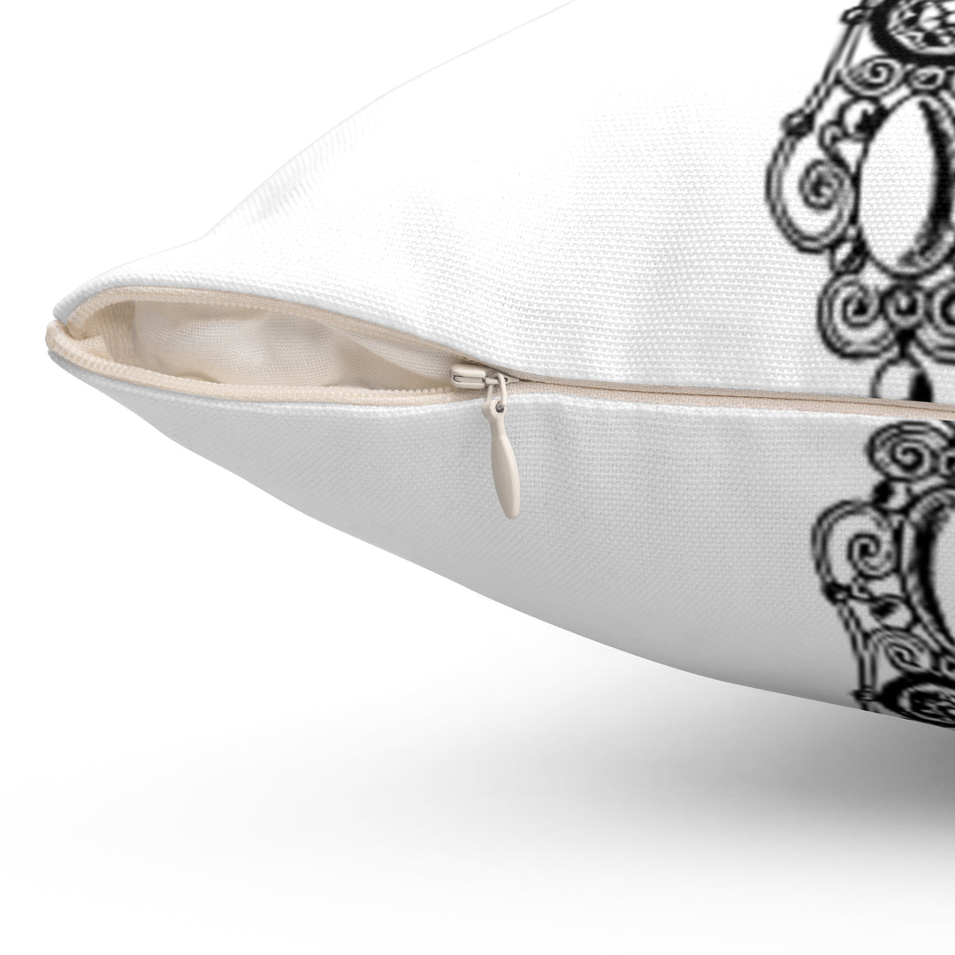 Spun Polyester Square Pillow