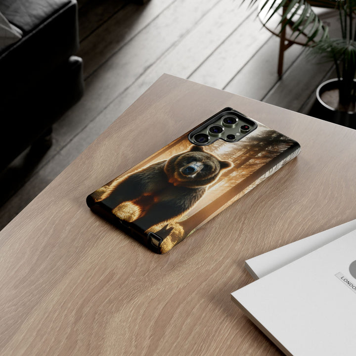 Wildlife Phone Case - Tough Cases with Bear Design, Nature Lover Gift, Animal-Themed Accessories, Eco-Friendly Tech Protection