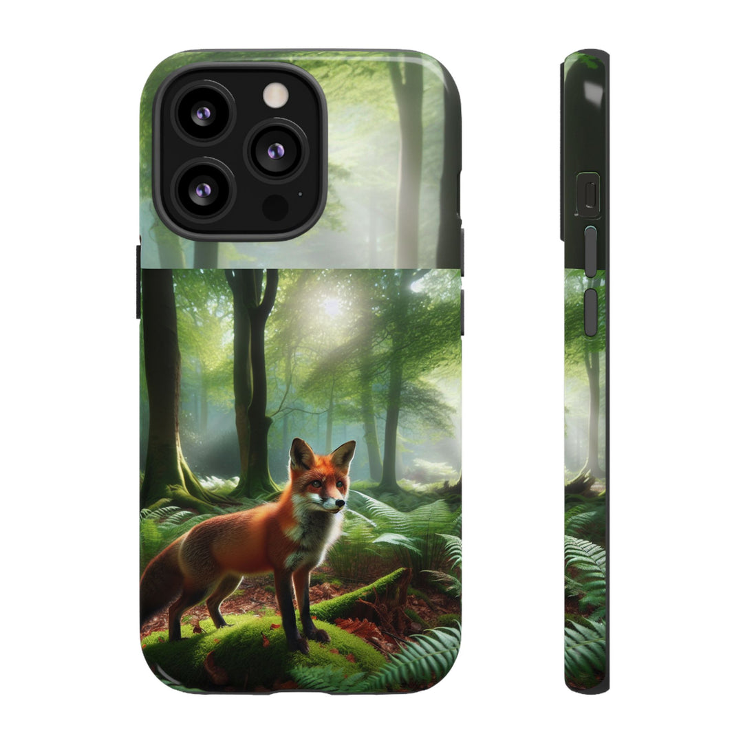 Nature-Inspired Tough Case with Fox Design