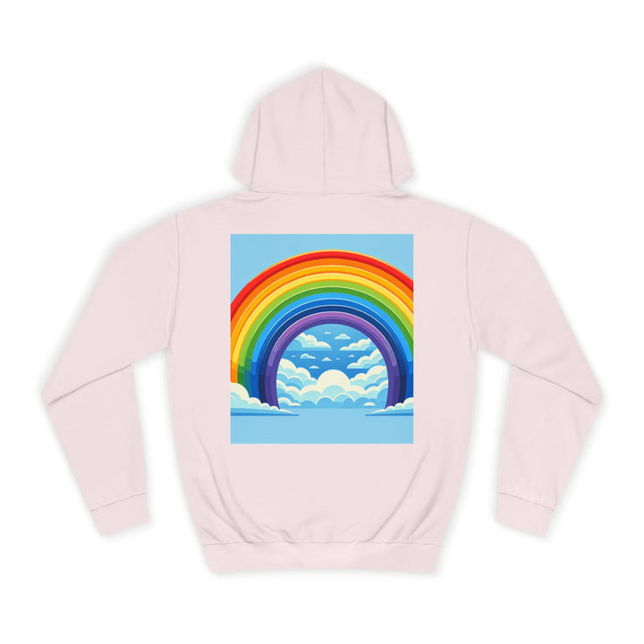 Unisex Love is Love Hoodie - Rainbow College Sweatshirt for Pride, LGBTQ+, Everyday Wear, Gift, Casual Style