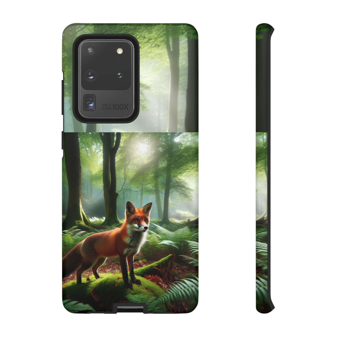 Nature-Inspired Tough Case with Fox Design