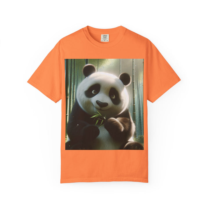 Cute Panda Unisex Garment-Dyed T-Shirt | Casual Animal Lover Tee