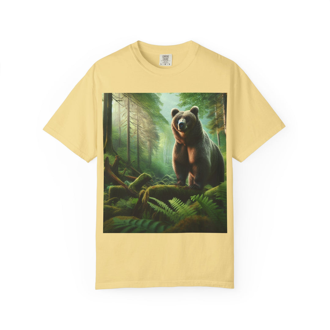 Nature-Inspired Unisex Bear Graphic Tee - Ideal for Outdoor Enthusiasts
