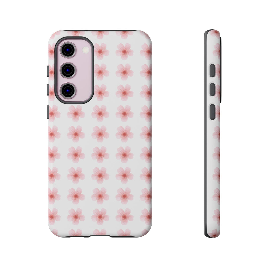 Cherry Blossom Tough Phone Case - Floral Design for Spring & Summer