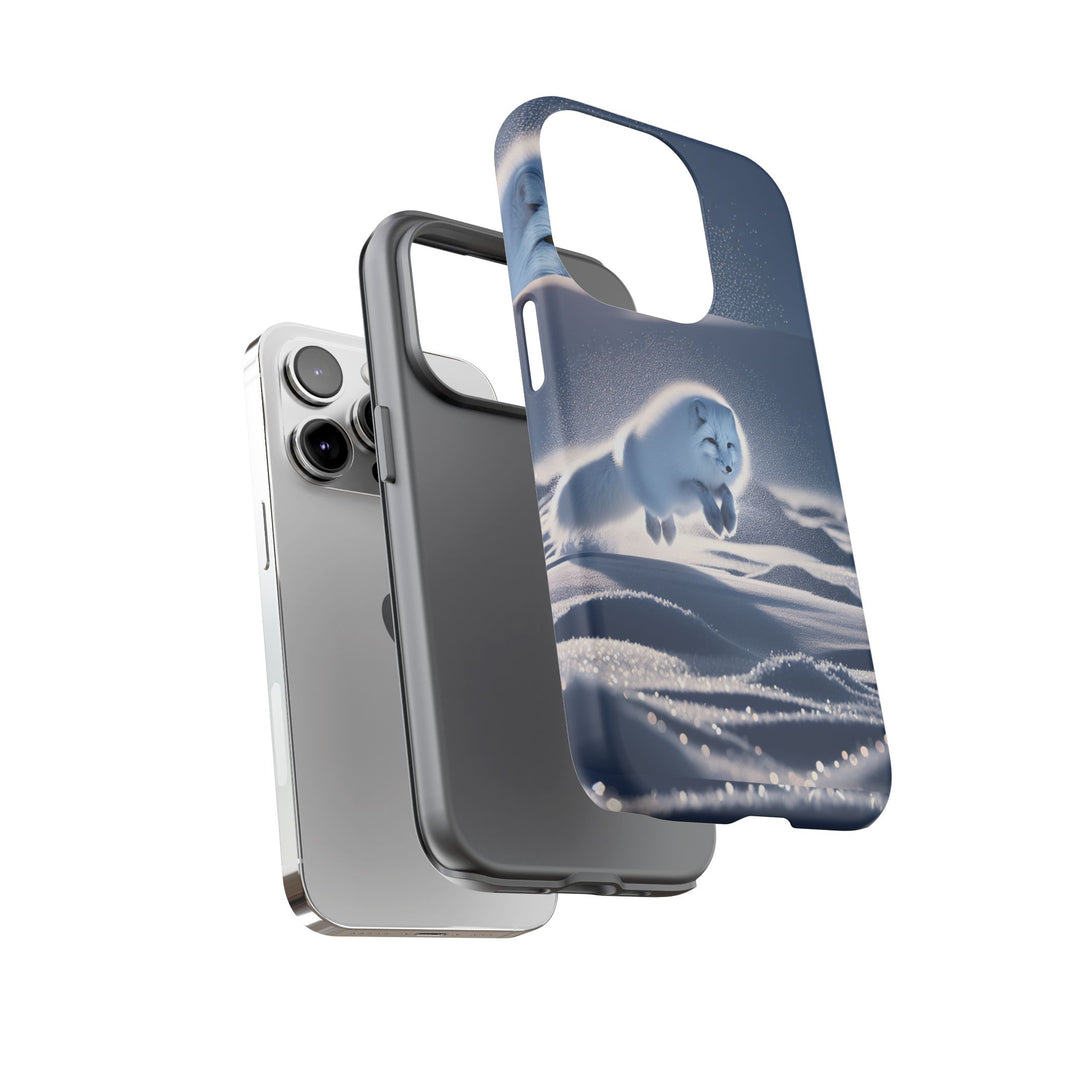 Cute Arctic Fox Phone Case – Tough Protective Cover for Animal Lovers