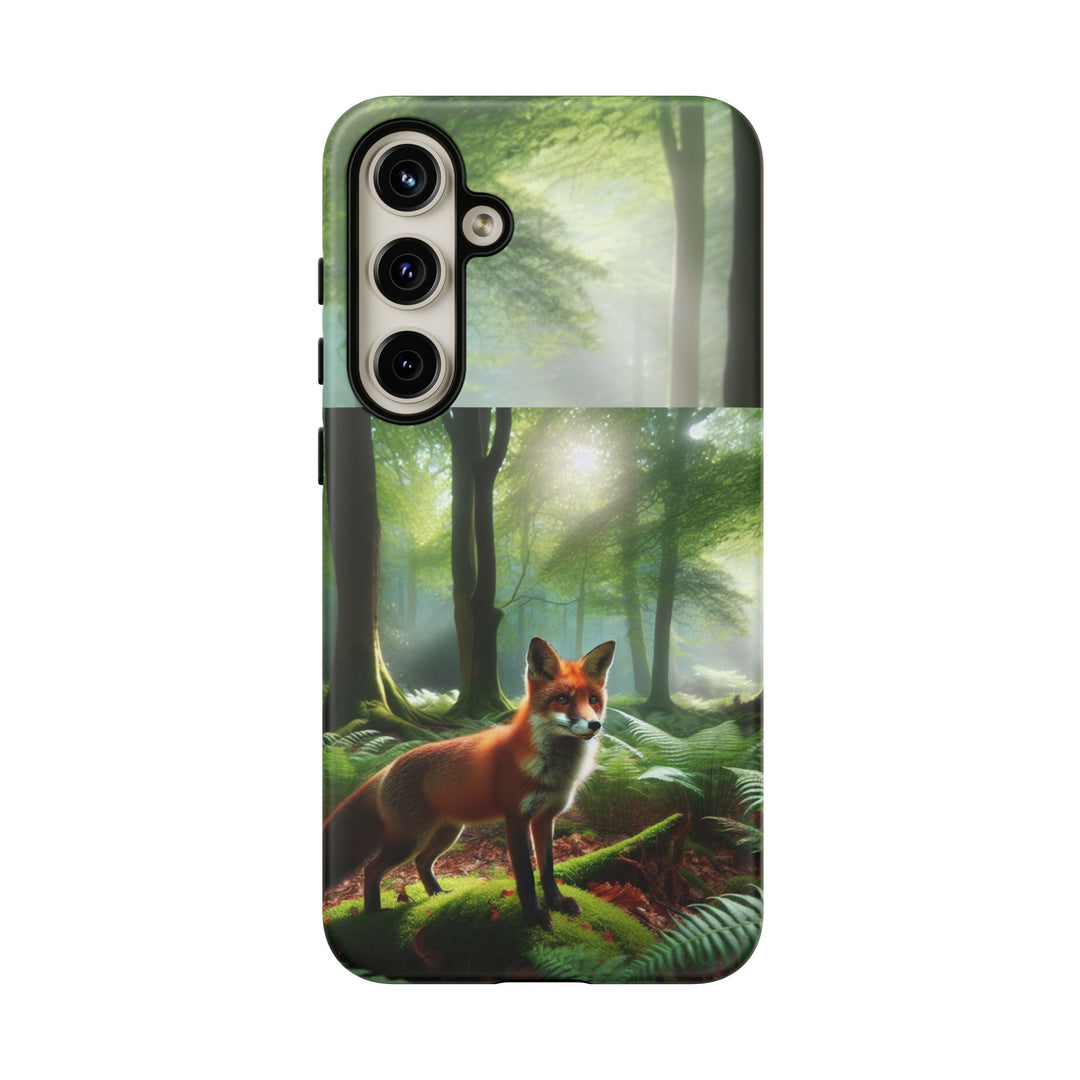 Nature-Inspired Tough Case with Fox Design