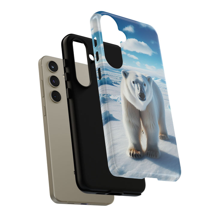 Polar Bear Tough Phone Case - Durable Protector with Arctic Design