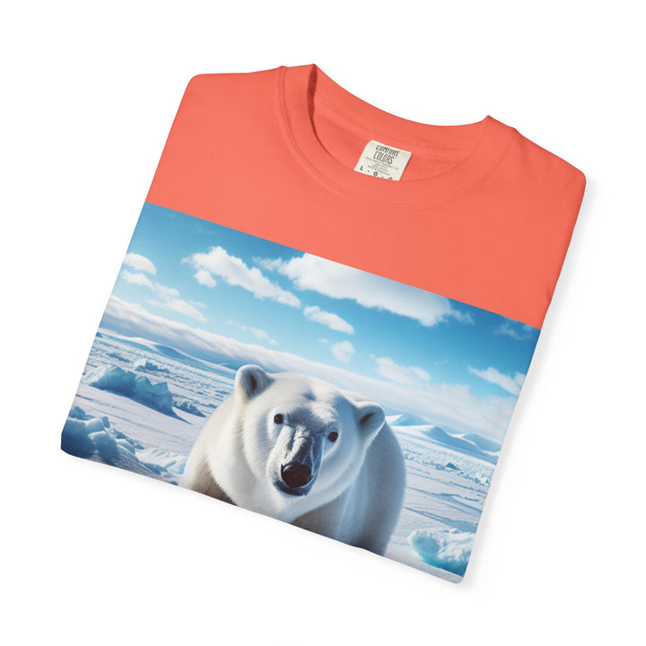 Polar Bear Graphic Unisex Garment-Dyed T-Shirt