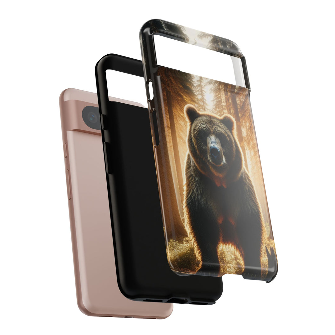 Wildlife Phone Case - Tough Cases with Bear Design, Nature Lover Gift, Animal-Themed Accessories, Eco-Friendly Tech Protection