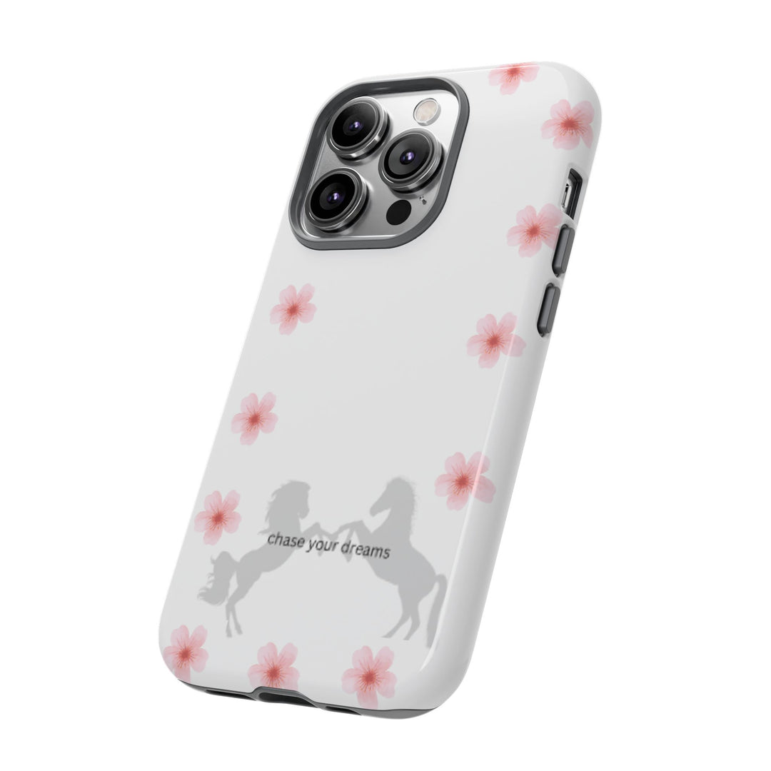Chase Your Dreams Floral Phone Case