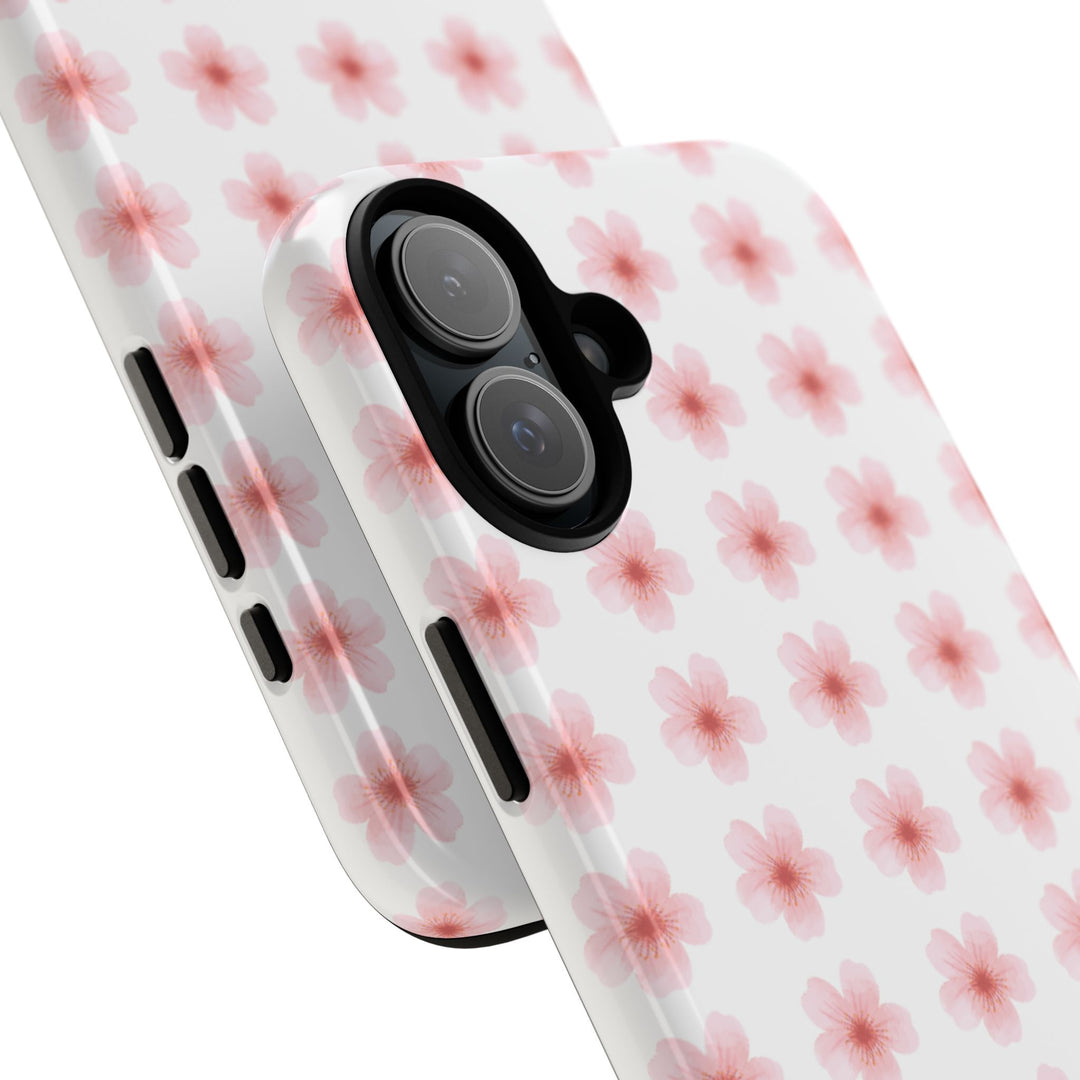 Cherry Blossom Tough Phone Case - Floral Design for Spring & Summer