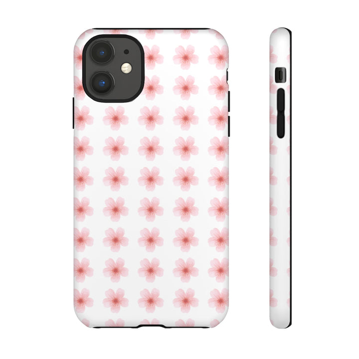 Cherry Blossom Tough Phone Case - Floral Design for Spring & Summer