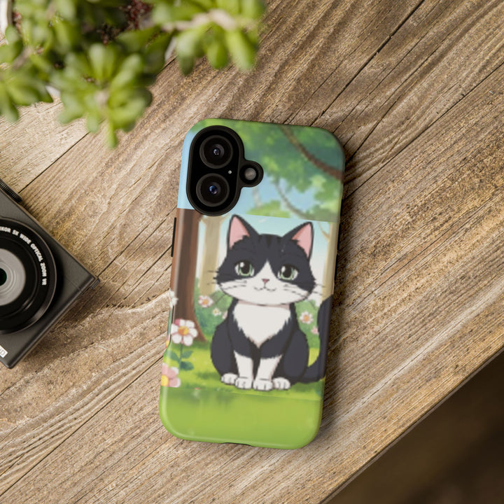 Cute Ai Cat Phone Case - Tough Cases for Animal Lovers