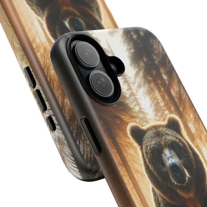 Wildlife Phone Case - Tough Cases with Bear Design, Nature Lover Gift, Animal-Themed Accessories, Eco-Friendly Tech Protection