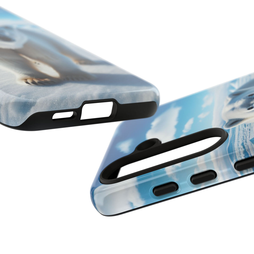 Polar Bear Tough Phone Case - Durable Protector with Arctic Design