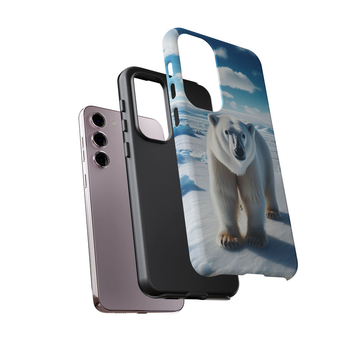 Polar Bear Tough Phone Case - Durable Protector with Arctic Design
