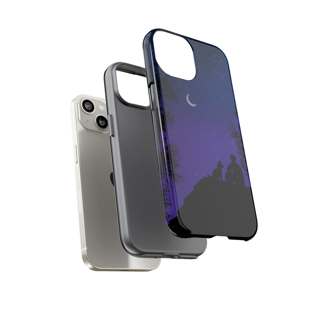 Starry Night Phone Case for Dog Lovers