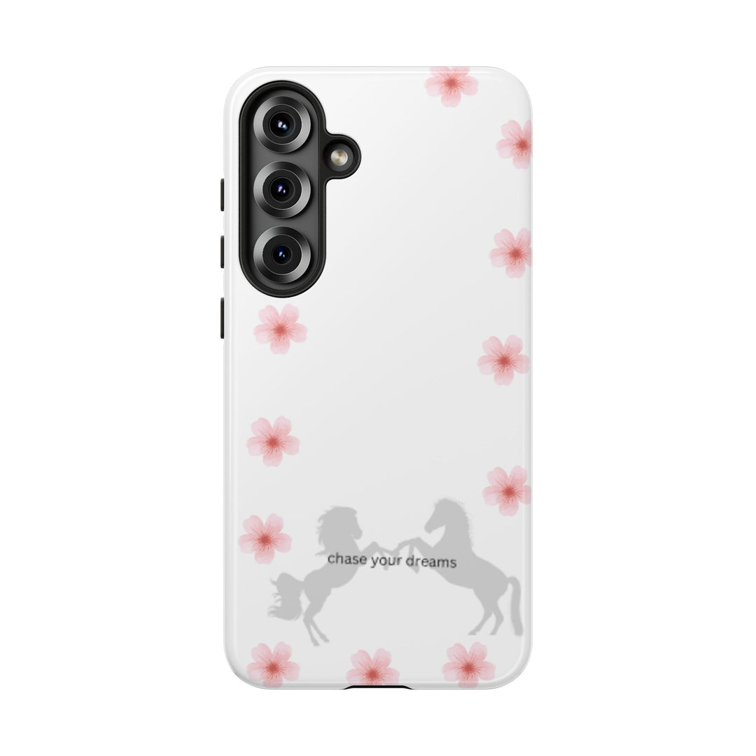 Chase Your Dreams Floral Phone Case