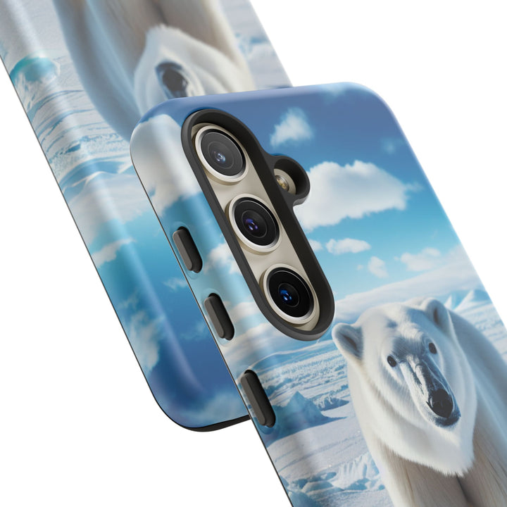 Polar Bear Tough Phone Case - Durable Protector with Arctic Design