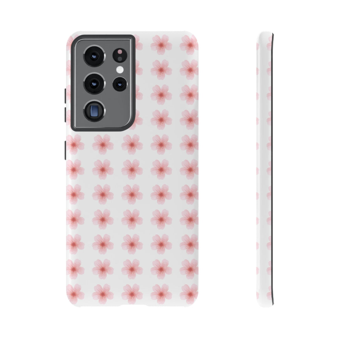 Cherry Blossom Tough Phone Case - Floral Design for Spring & Summer