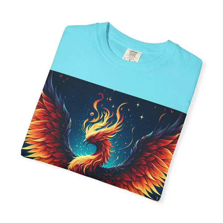 Phoenix Fire Unisex T-Shirt - Artistic Flame Design, Graphic Tee, Trendy Apparel, Gift for Art Lovers, Summer Fashion