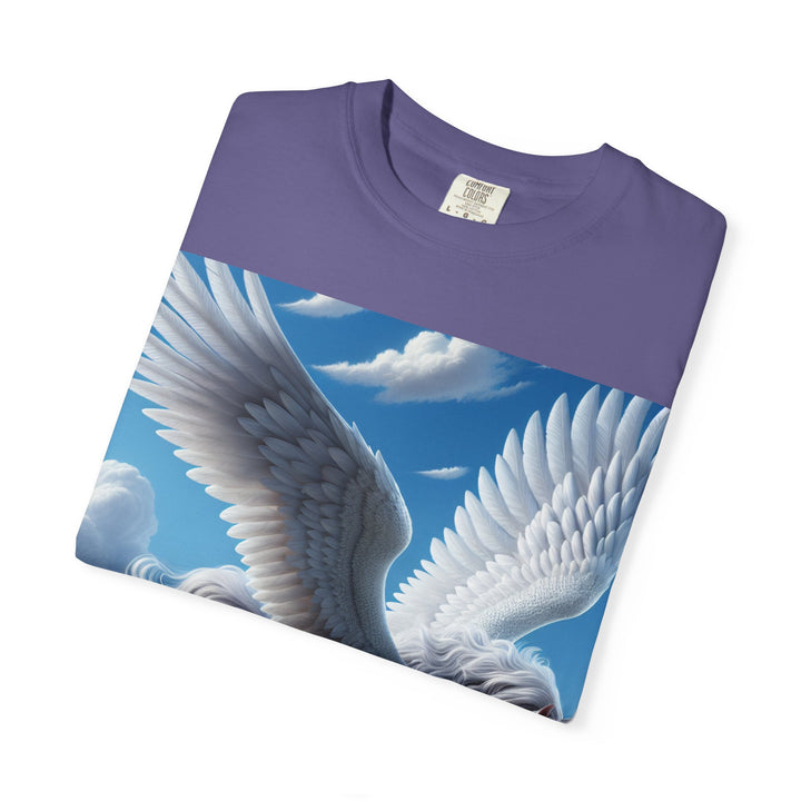 Mythical Pegasus Unisex Garment-Dyed T-shirt | Dreamy Fantasy Art Tee