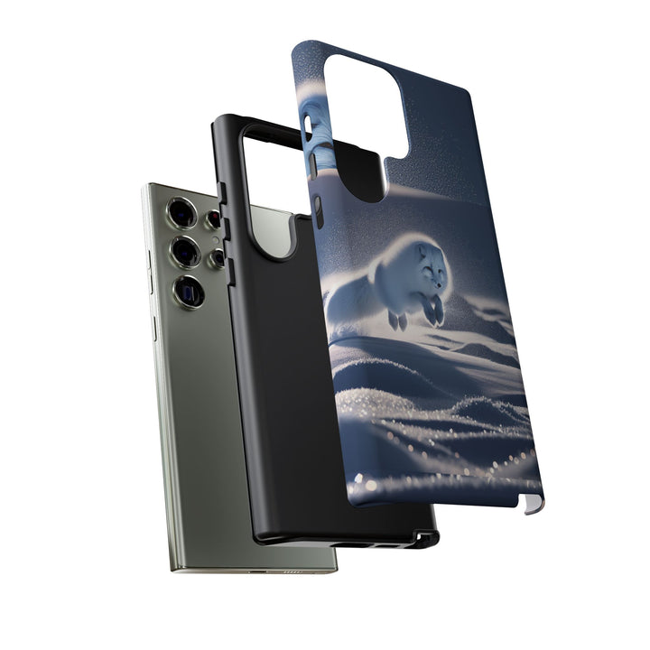 Cute Arctic Fox Phone Case – Tough Protective Cover for Animal Lovers