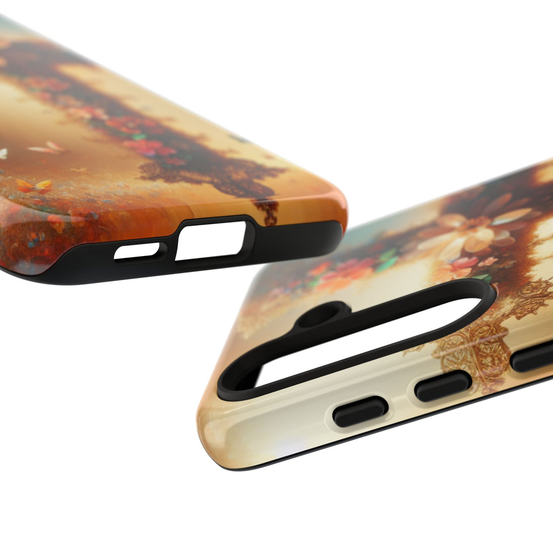 Floral Cross Phone Case, Tough Cases for Christians, Religious Gifts, Cute Floral Accessories, Chic Phone Cover, Spring Vibes