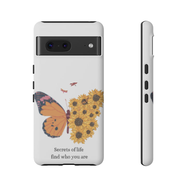 Butterfly & Sunflower Phone Case - "Secrets of Life" Design