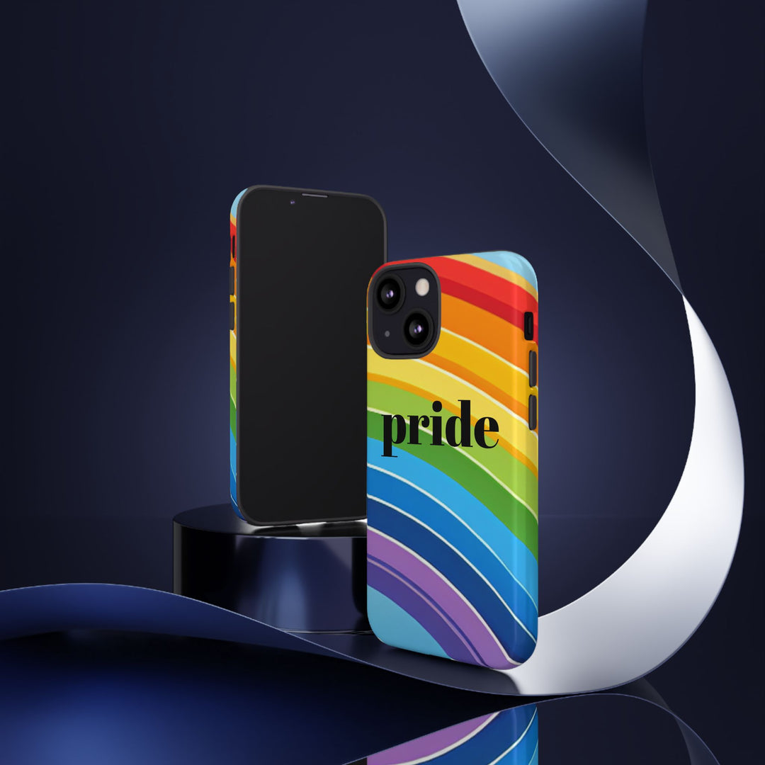 Pride Phone Case - Rainbow Gradient, LGBTQ+ Accessory, Colorful Phone Cover, Unique Gift for Pride Month, Phone Protection