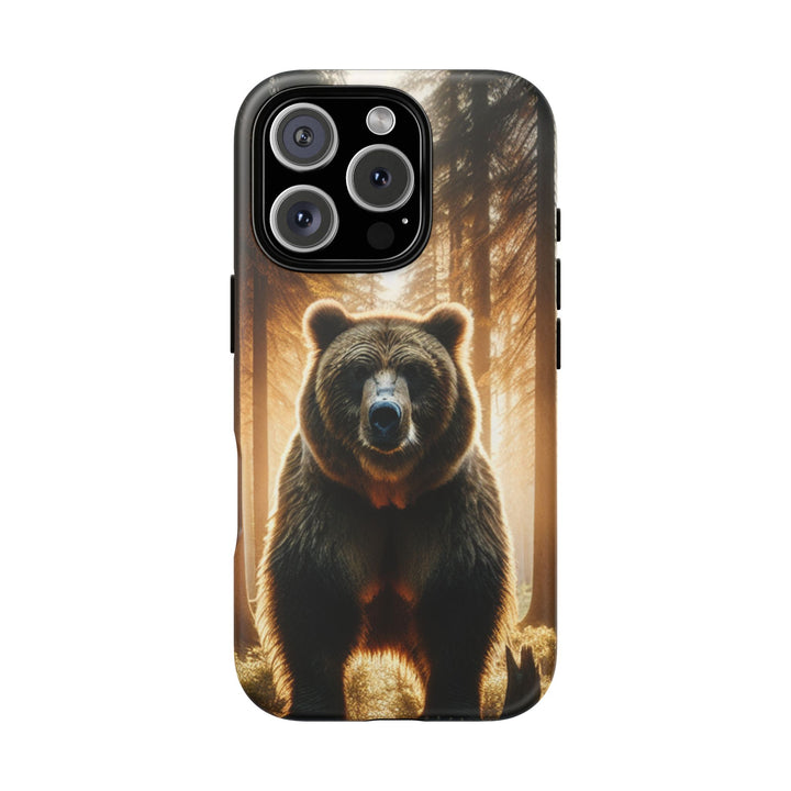 Wildlife Phone Case - Tough Cases with Bear Design, Nature Lover Gift, Animal-Themed Accessories, Eco-Friendly Tech Protection