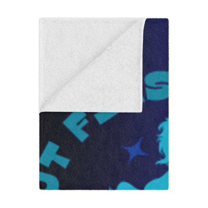 But First Horses Minky Blanket – Cozy horse Throw for Horse Lovers