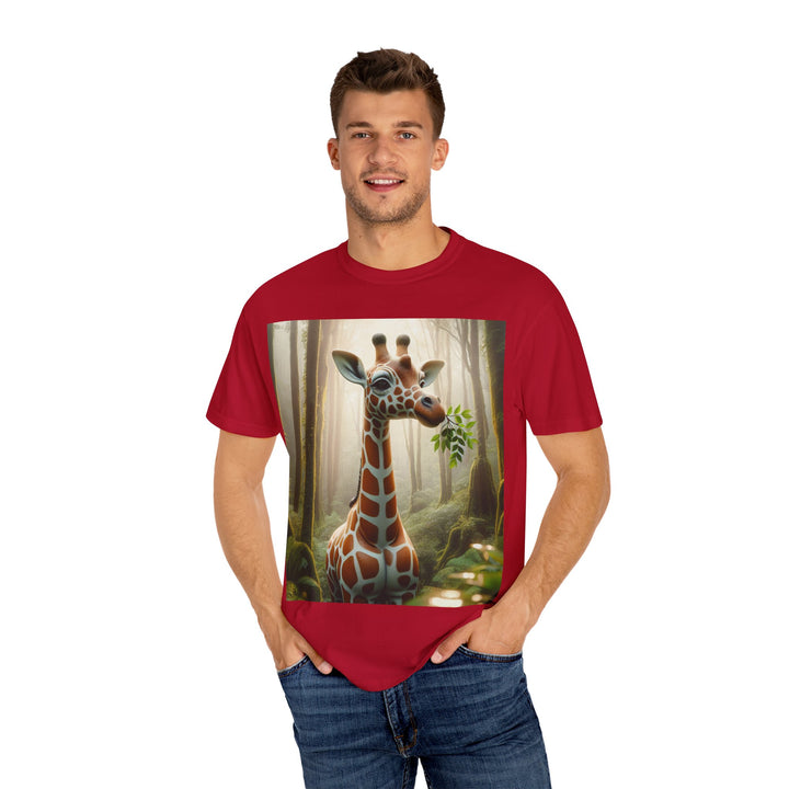 Playful Giraffe Unisex T-Shirt - Nature-Inspired Graphic Tee