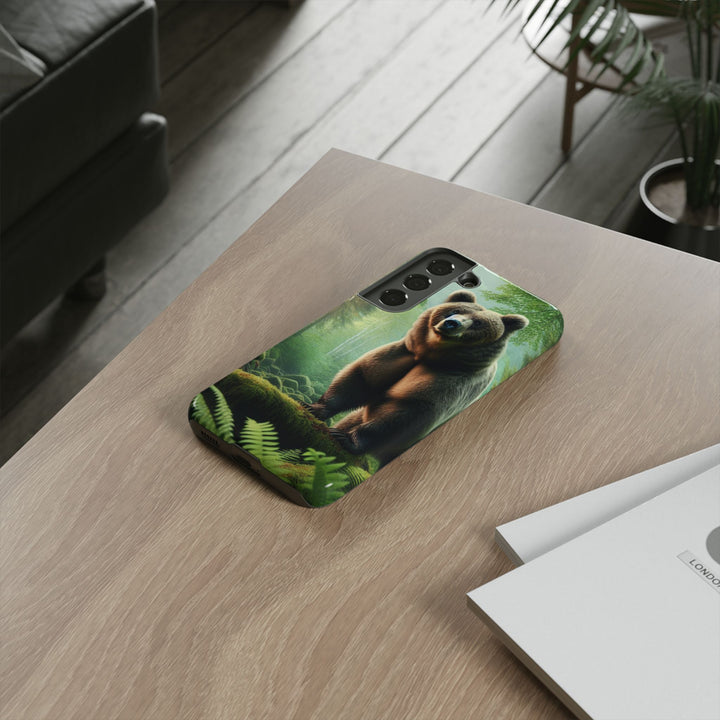 Wildlife Phone Case - Tough Bear Design for Nature Lovers