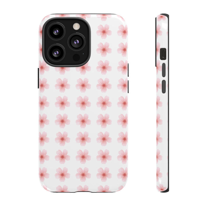 Cherry Blossom Tough Phone Case - Floral Design for Spring & Summer
