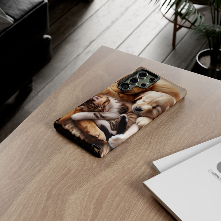 Cute Pets Phone Case - Adorable Dog and Cat Design for Animal Lovers