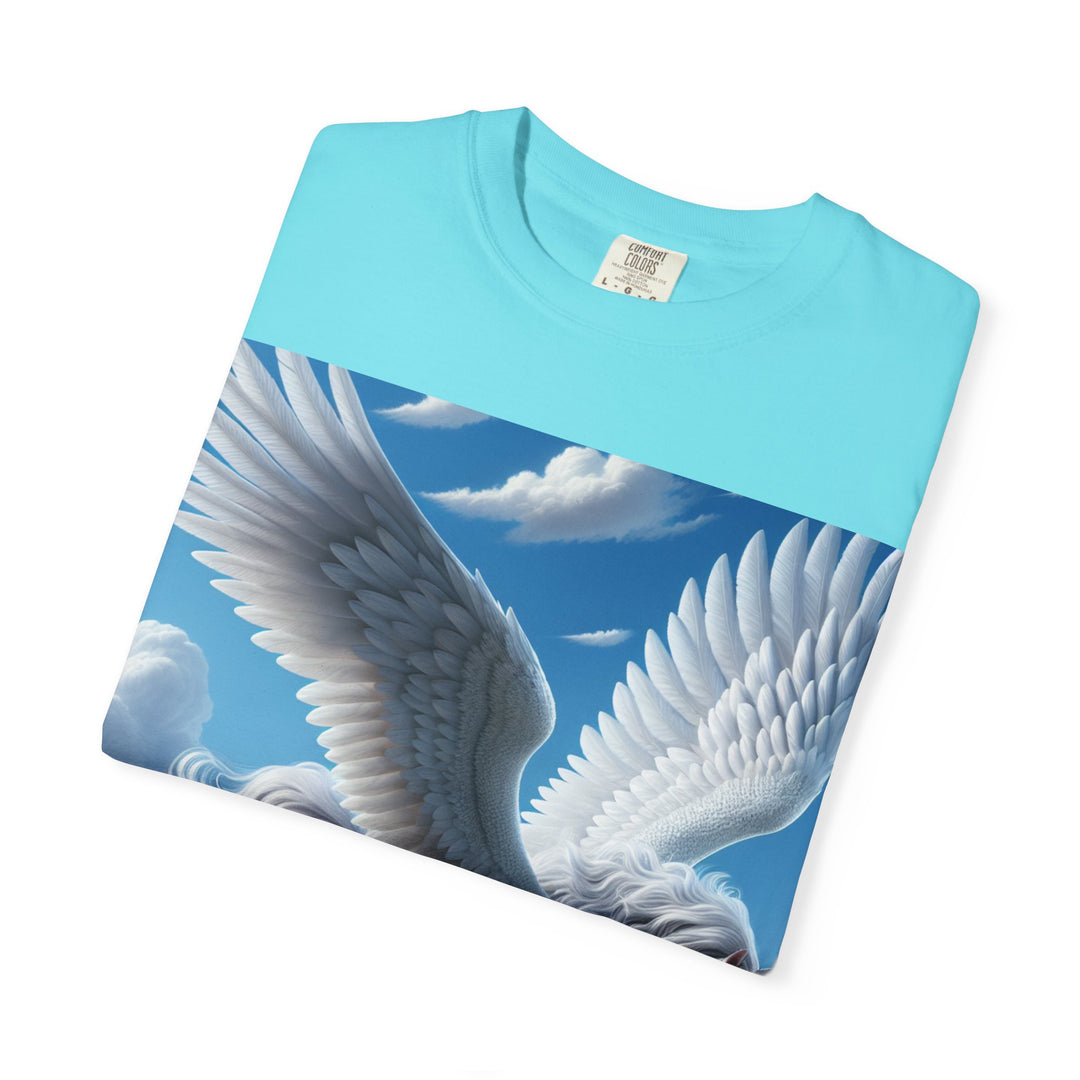 Mythical Pegasus Unisex Garment-Dyed T-shirt | Dreamy Fantasy Art Tee