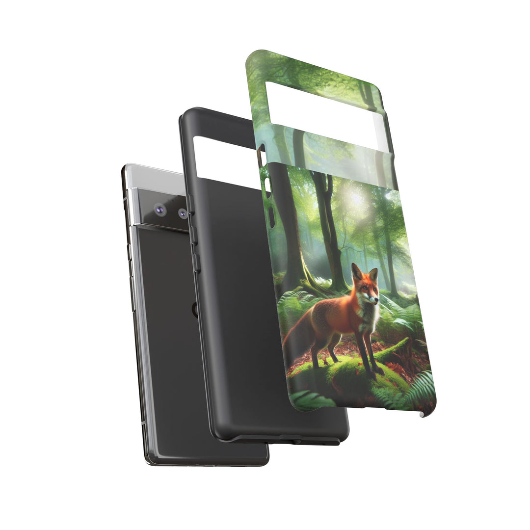 Nature-Inspired Tough Case with Fox Design