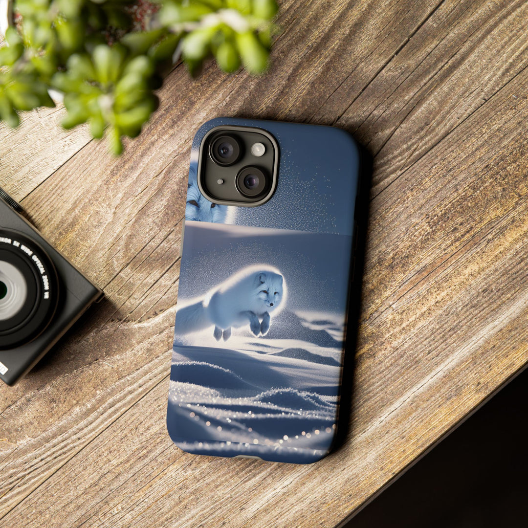 Cute Arctic Fox Phone Case – Tough Protective Cover for Animal Lovers