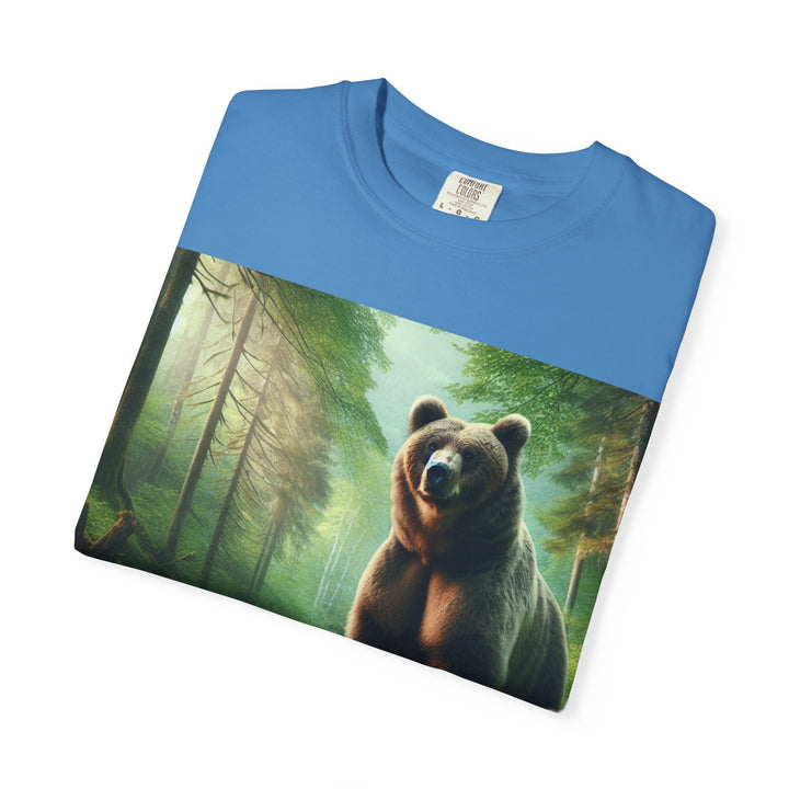 Nature-Inspired Unisex Bear Graphic Tee - Ideal for Outdoor Enthusiasts